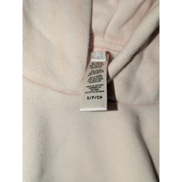 SKIMS Cotton Fleece Classic Pullover Hoodie Barely Pink Size Small - Picture 4 of 8